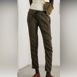 James Perse Cotton Blend Twill Track Pants